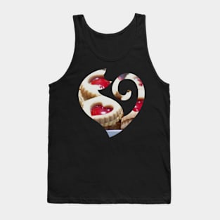 Cute Heart Cat Tank Top